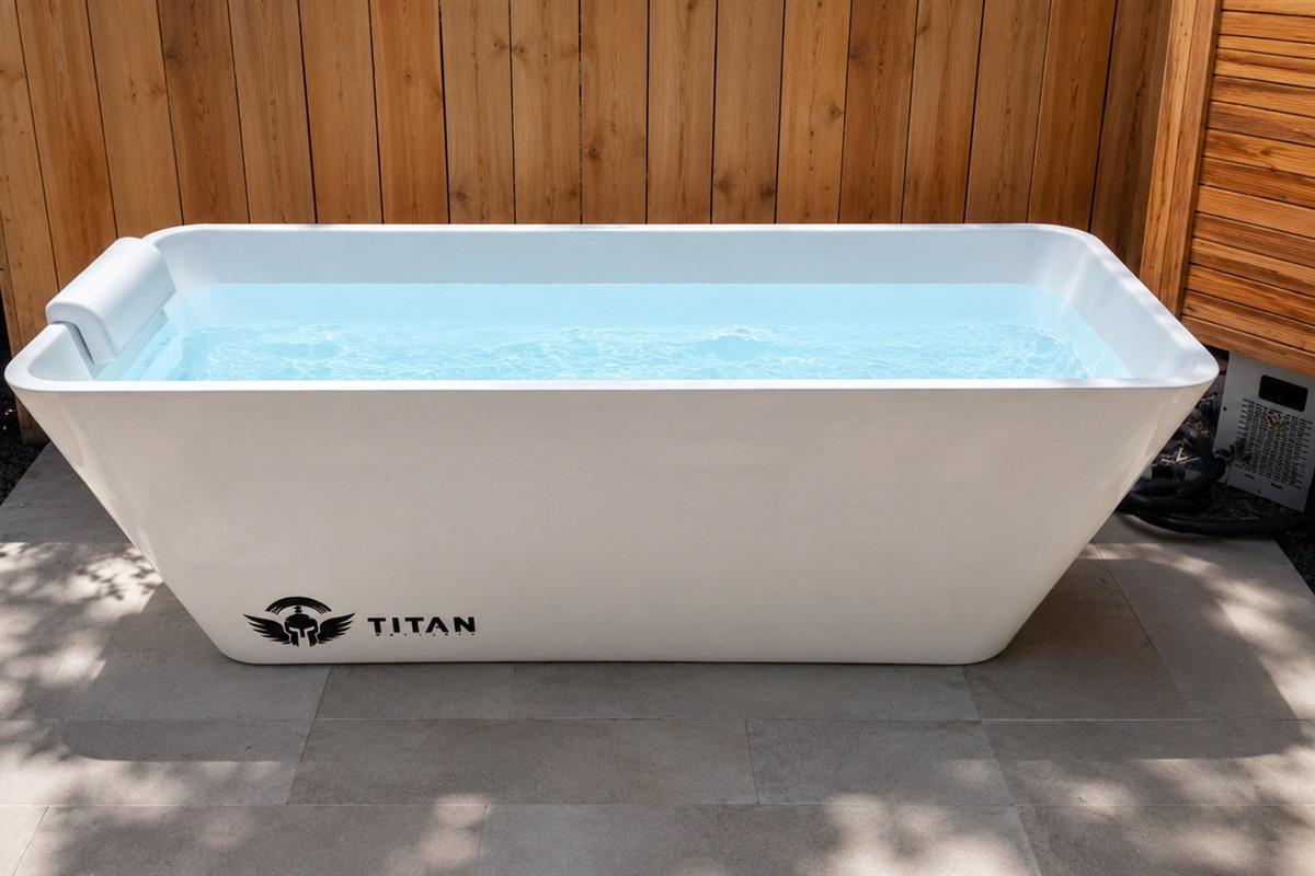 ❄️ {Cold Plunge} Reset and recharge with a refreshing cold plunge under the Sedona sun — part of Prickly Pear’s private wellness experience alongside the sauna and hot tub.