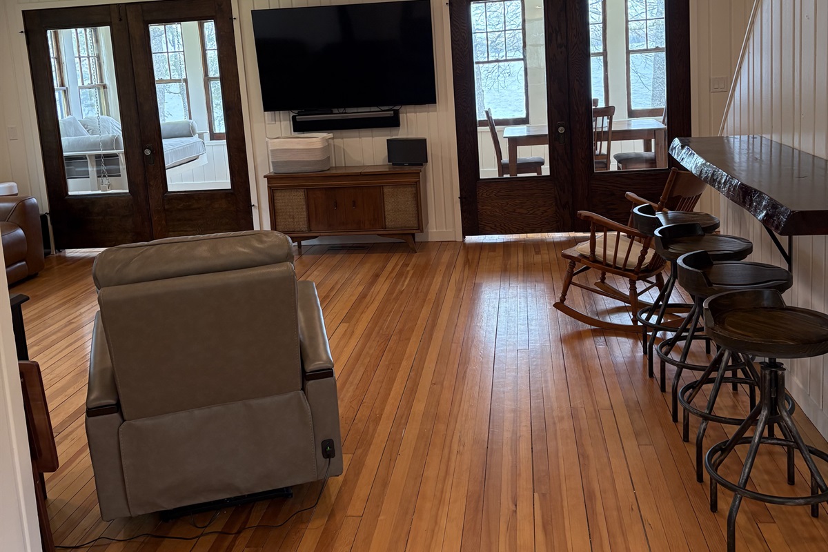 65" TV with VSee Box
