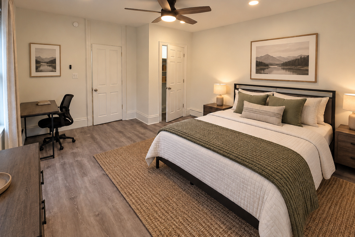 Queen bedroom #1