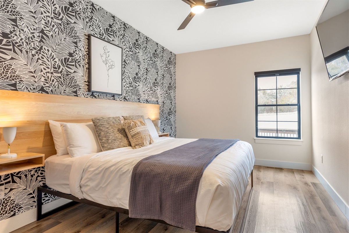Main level King bedroom #3 w/ ensuite bath