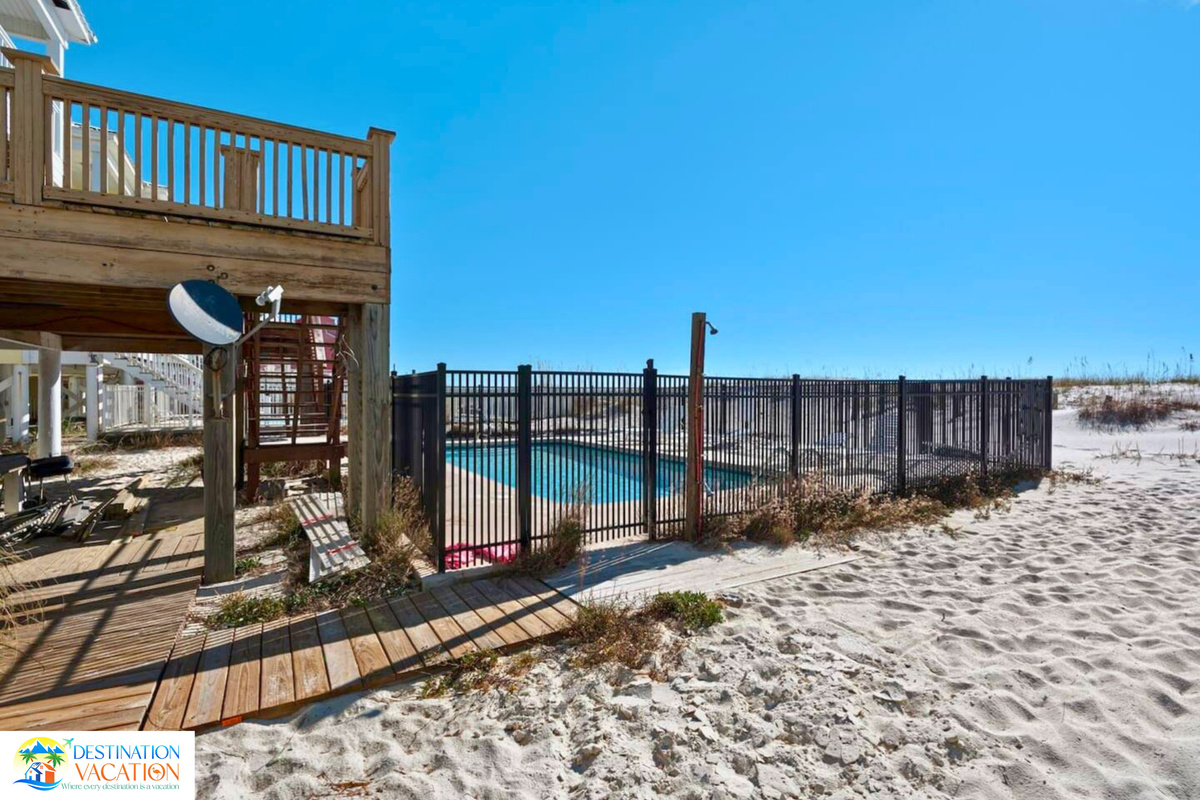 Beachside tranquility surrounds your private retreat.