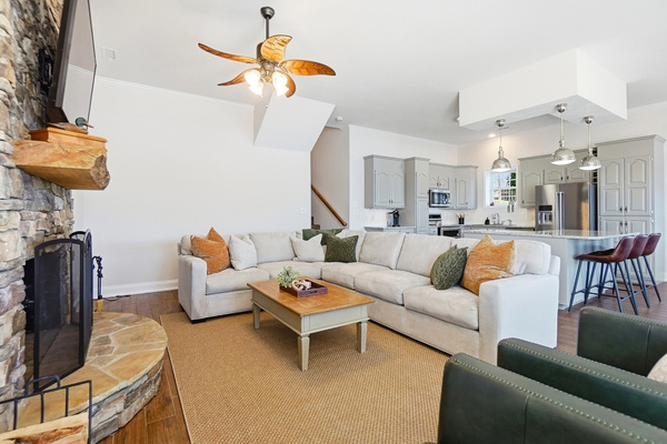 Come on in! Bright, comfortable and designed for everyone to actually spend time together.
