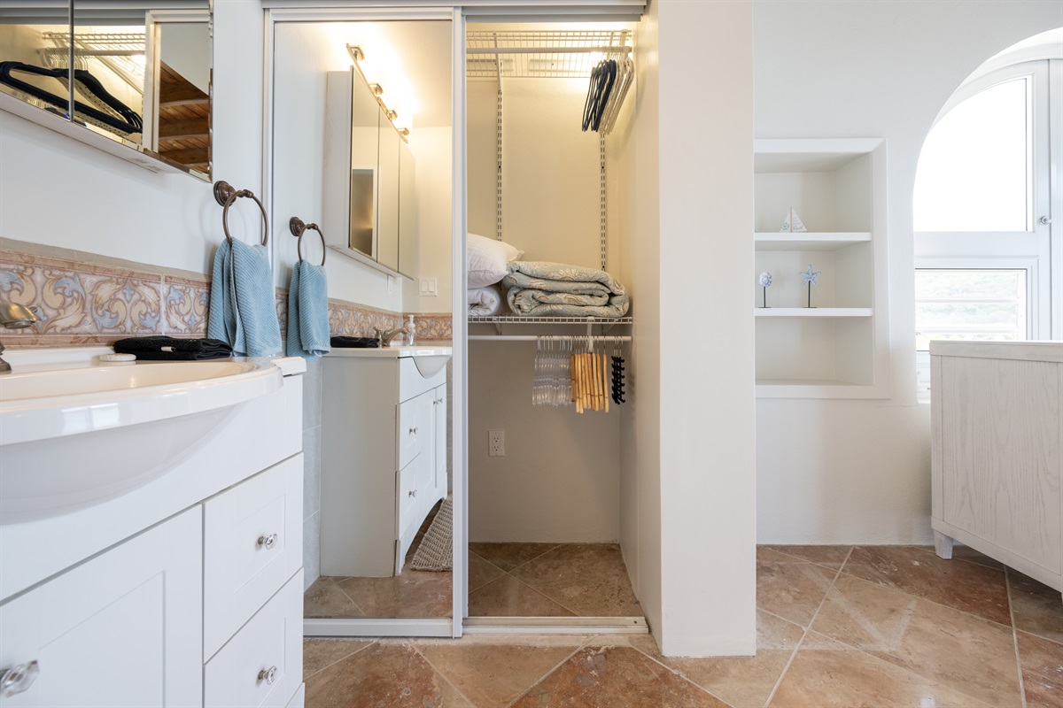 Main Floor Guest Bathroom: ensuite bathroom just off the bedroom