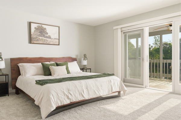 Master Bedroom with private patio access