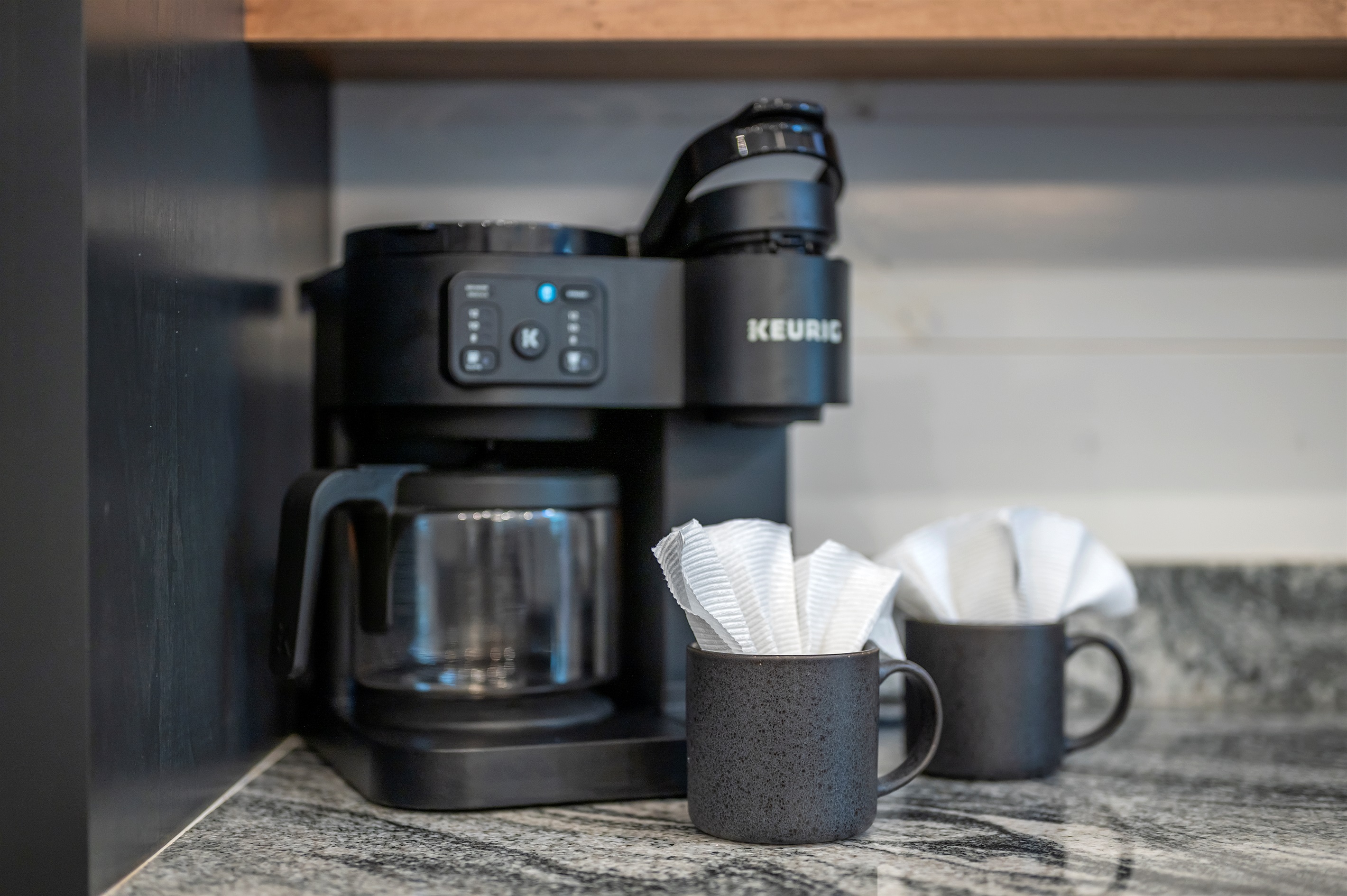 Do you prefer drip coffee or Kcups?  This unit does both and brews quickly for your morning fix.
