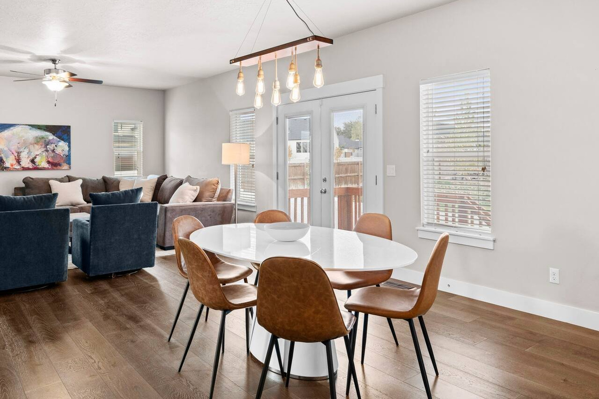 Roomy & Stylish Haven: Main Floor Dining Area