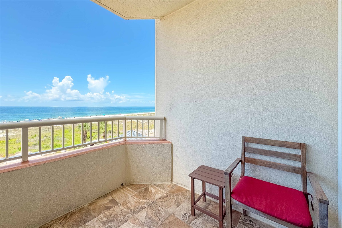 Direct oceanfront balcony offering stunning views and seamless indoor-outdoor living.  A true coastal retreat.