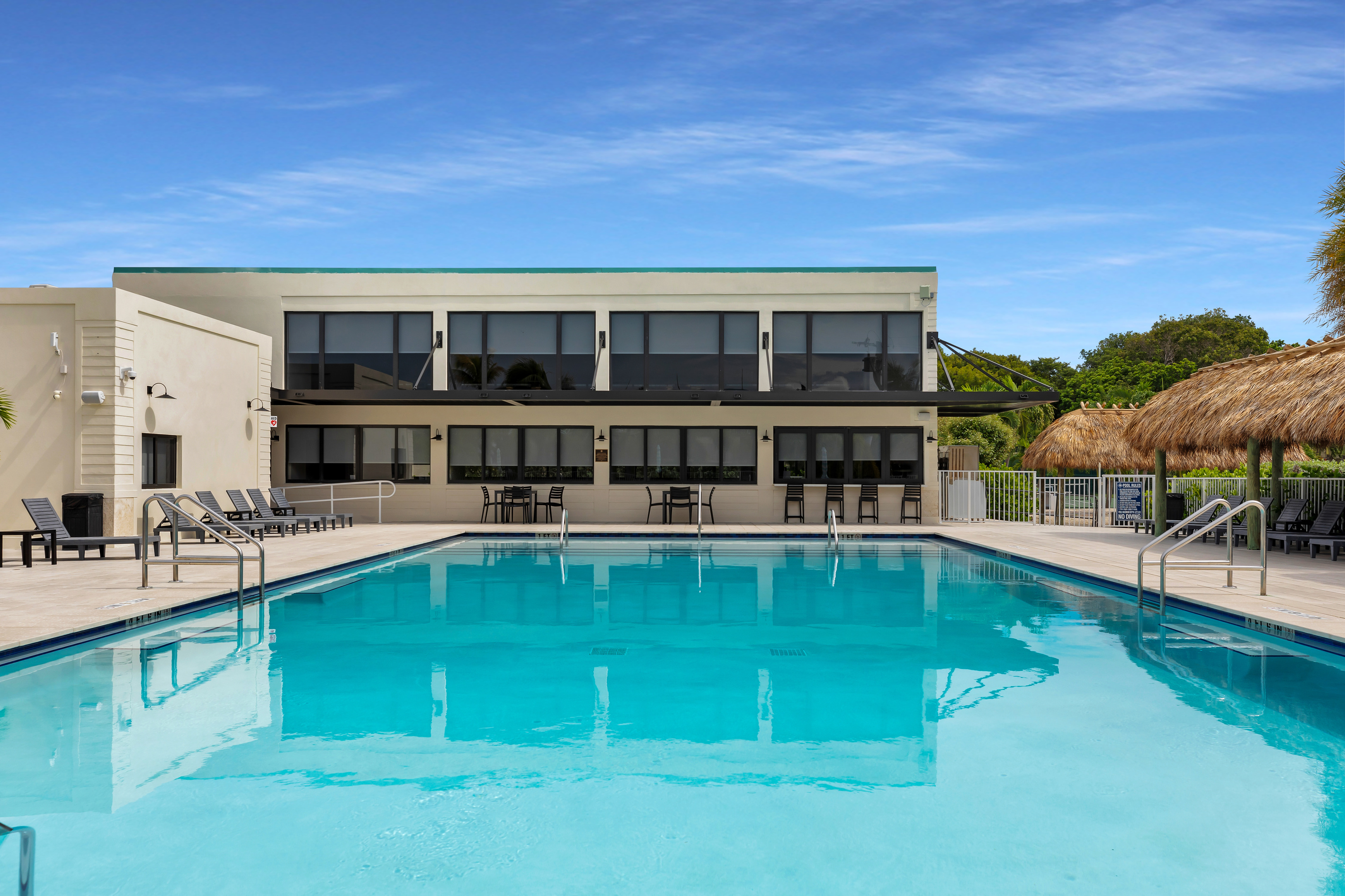 Brand new sparkling pool