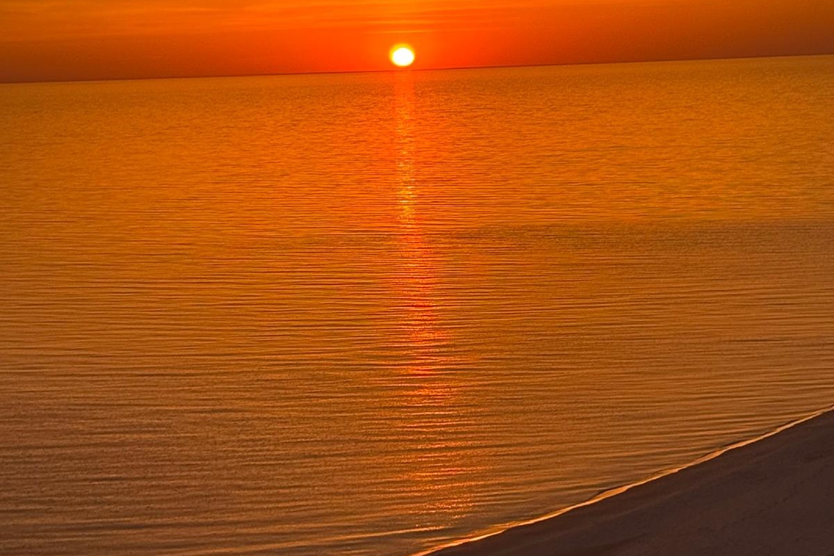 Breathtaking sunsets from our main bluff