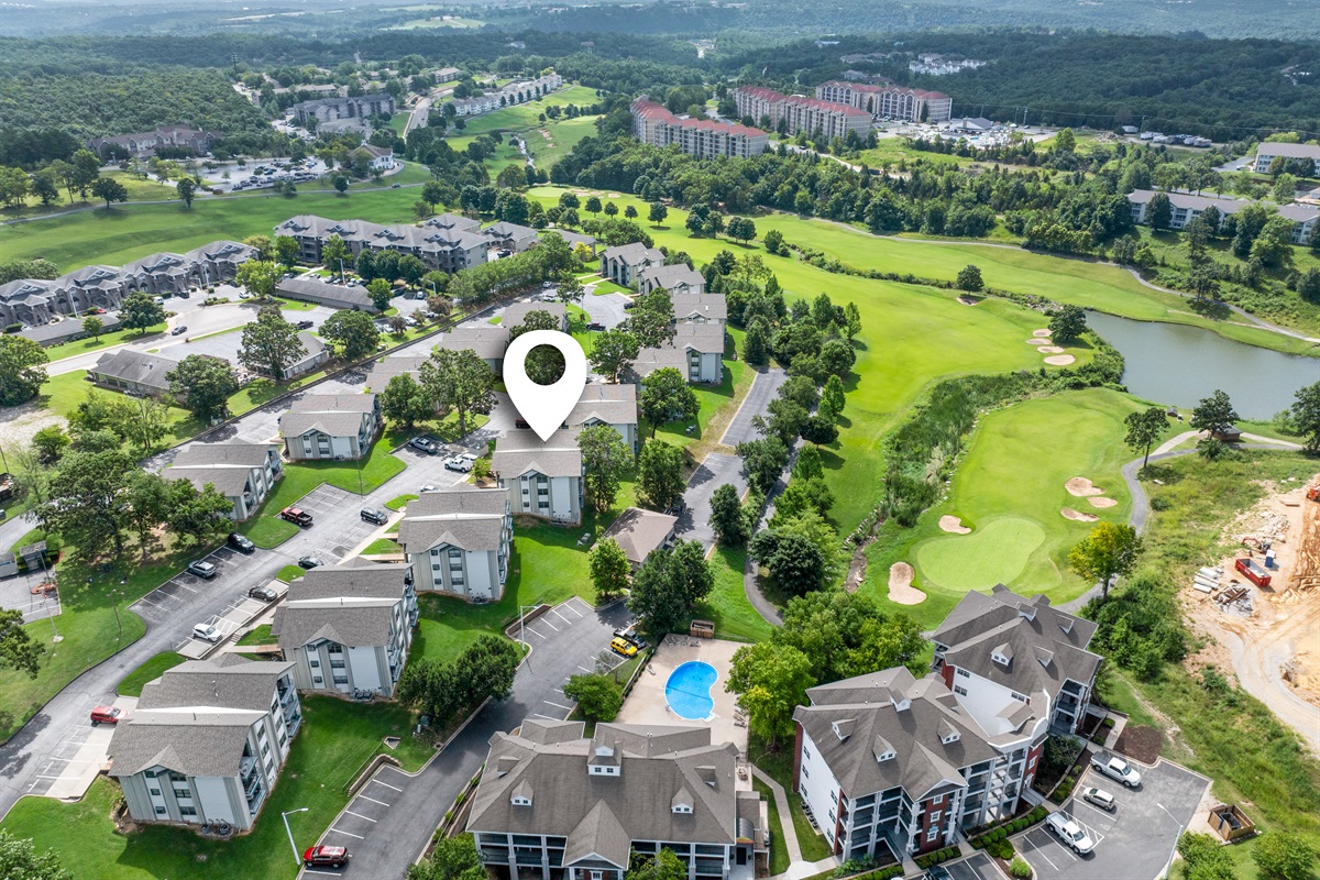🌿 Overlooking lush fairways and pockets of forest, The Greens is an oasis in the middle of town.