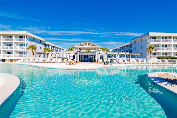 One of 6 outdoor pools