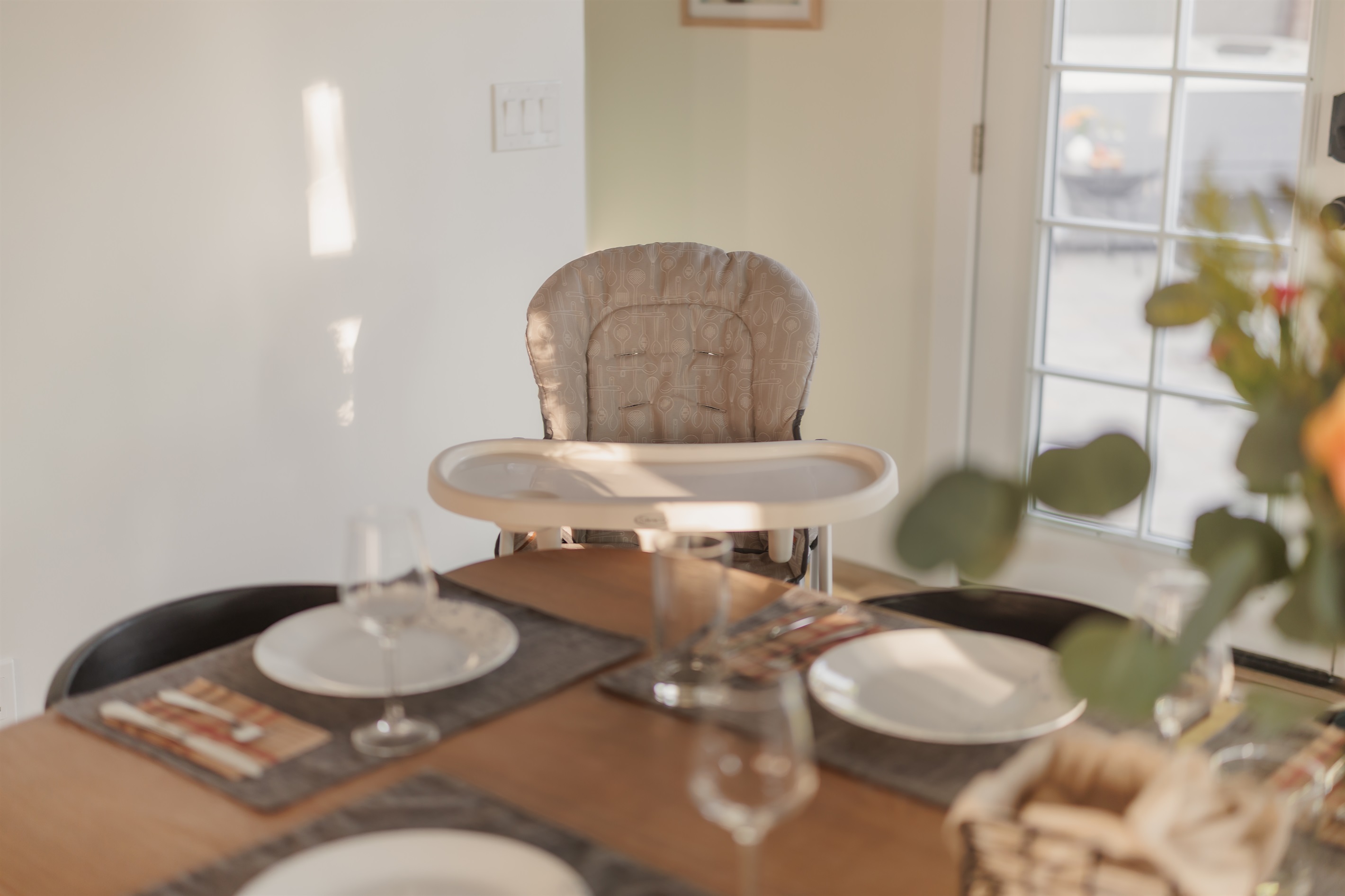 We aim to accommodate your little ones as much as possible! We’re happy to provide a high chair with advance notice. 