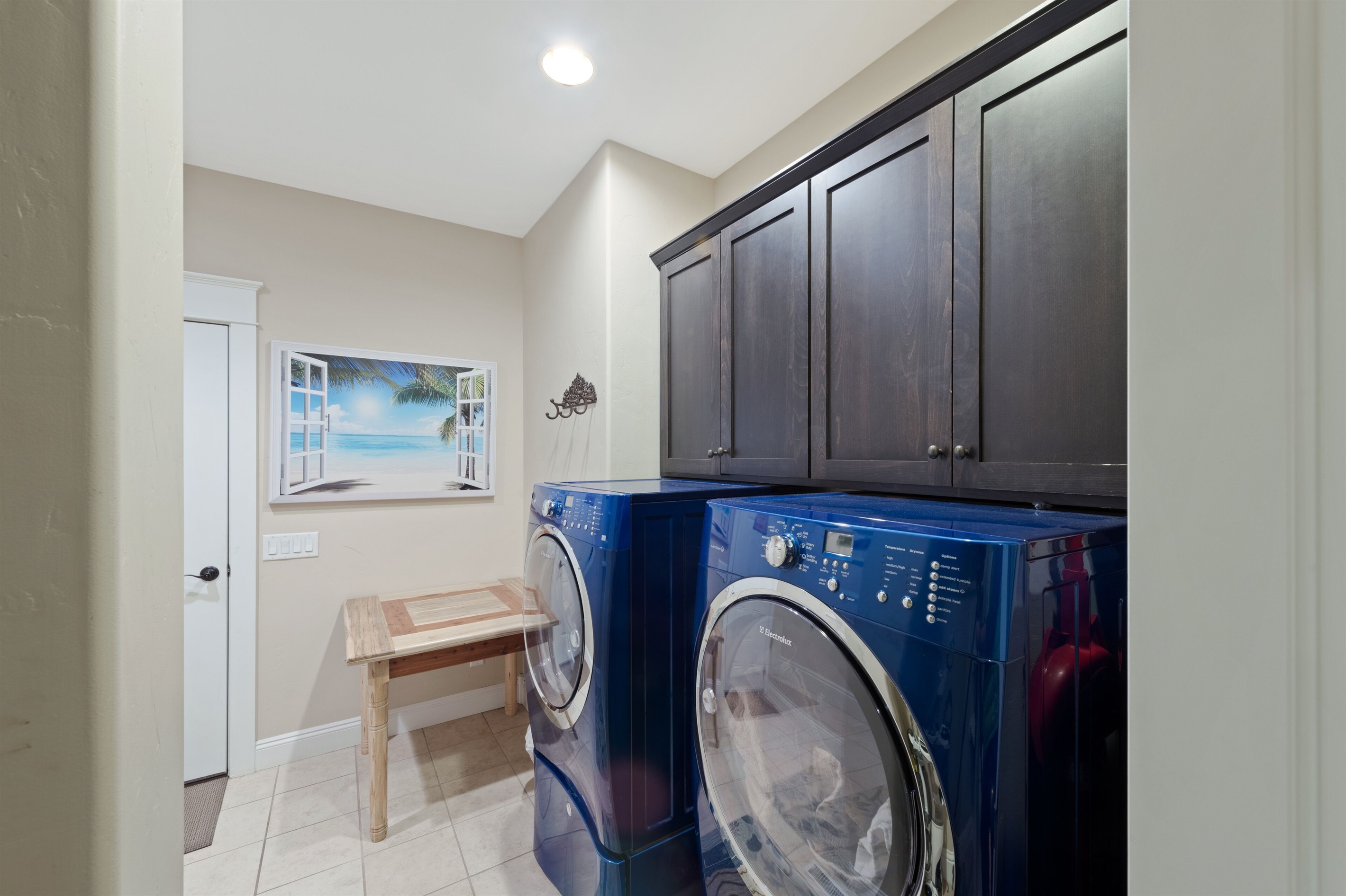 Laundry/mudroom and entry from the 5 car garage.
