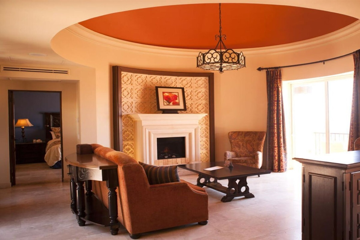 Living Room with Fireplace at Montecristo, Vacation Travel Exclusives