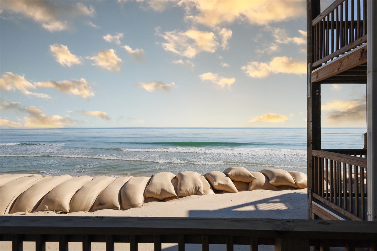 Take in stunning views from your balcony.