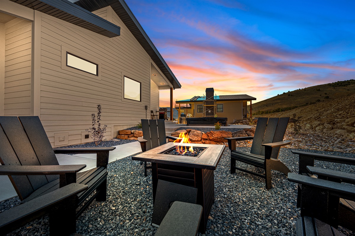 End your adventure-filled day with stories by the fire.