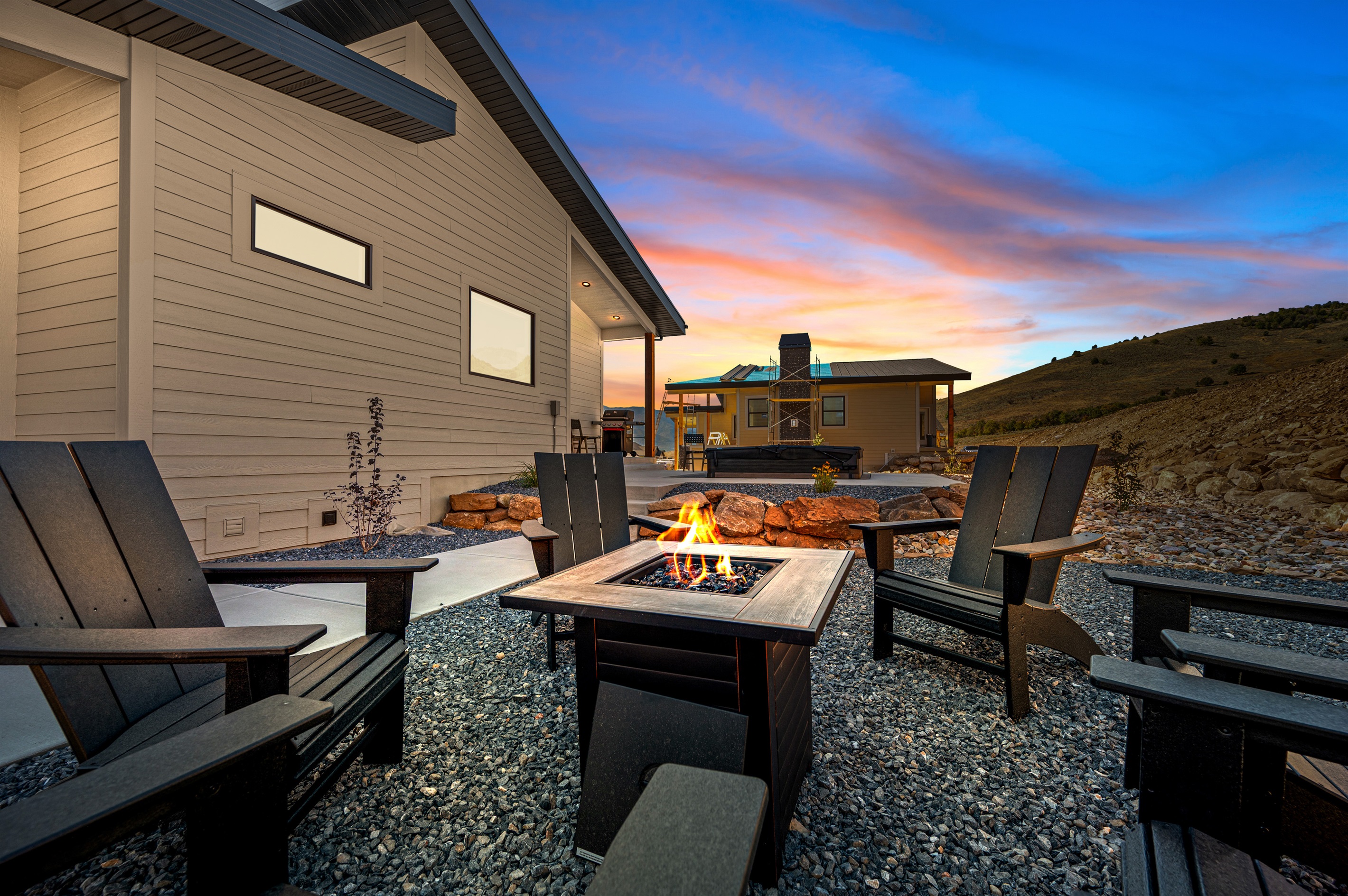 End your adventure-filled day with stories by the fire.