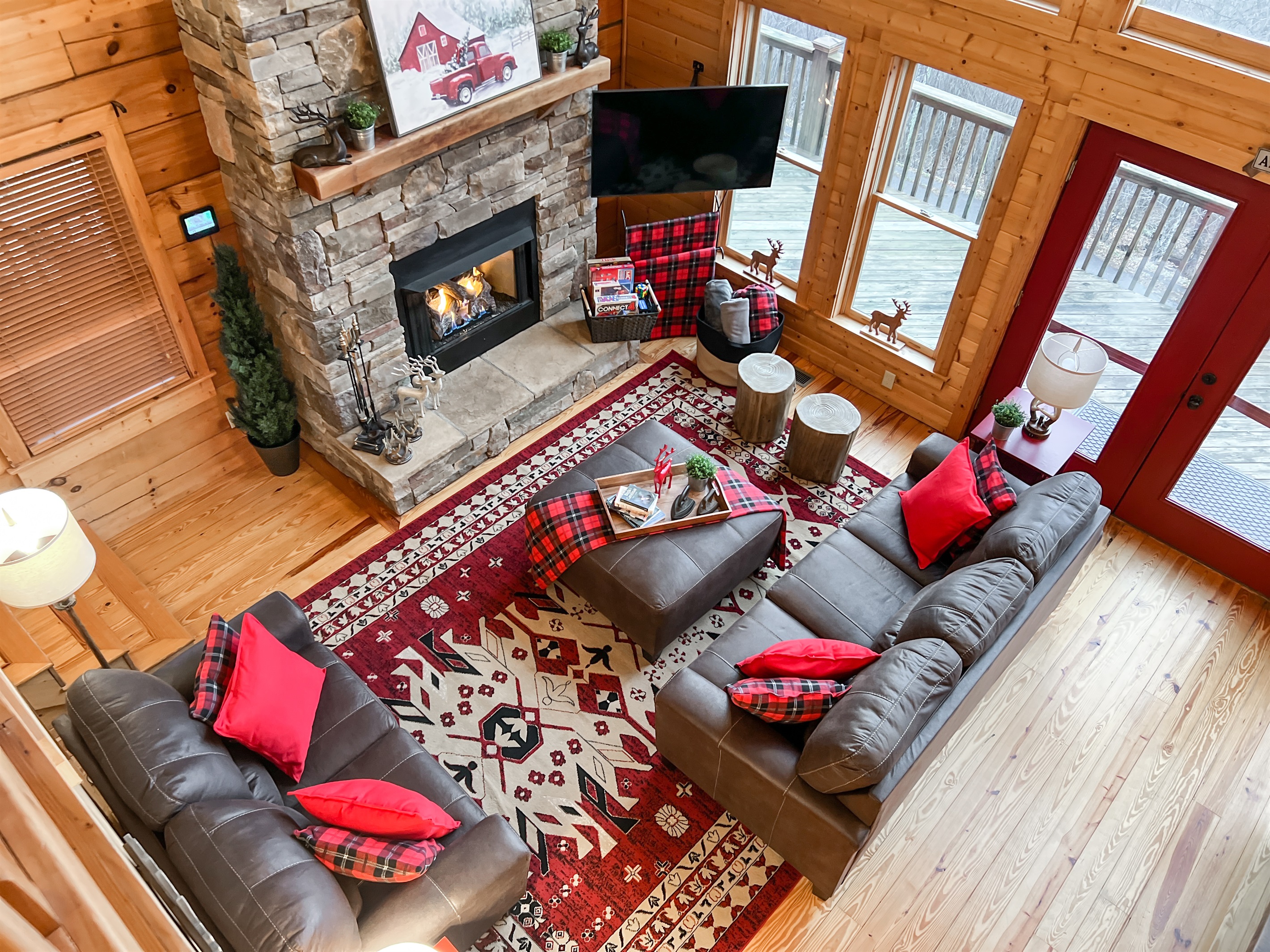 Living Room from 2nd floor balcony
