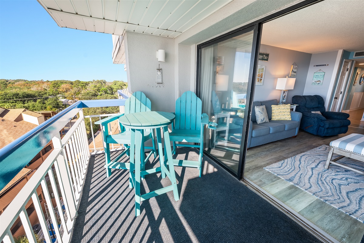 Amazing View from the Balcony!