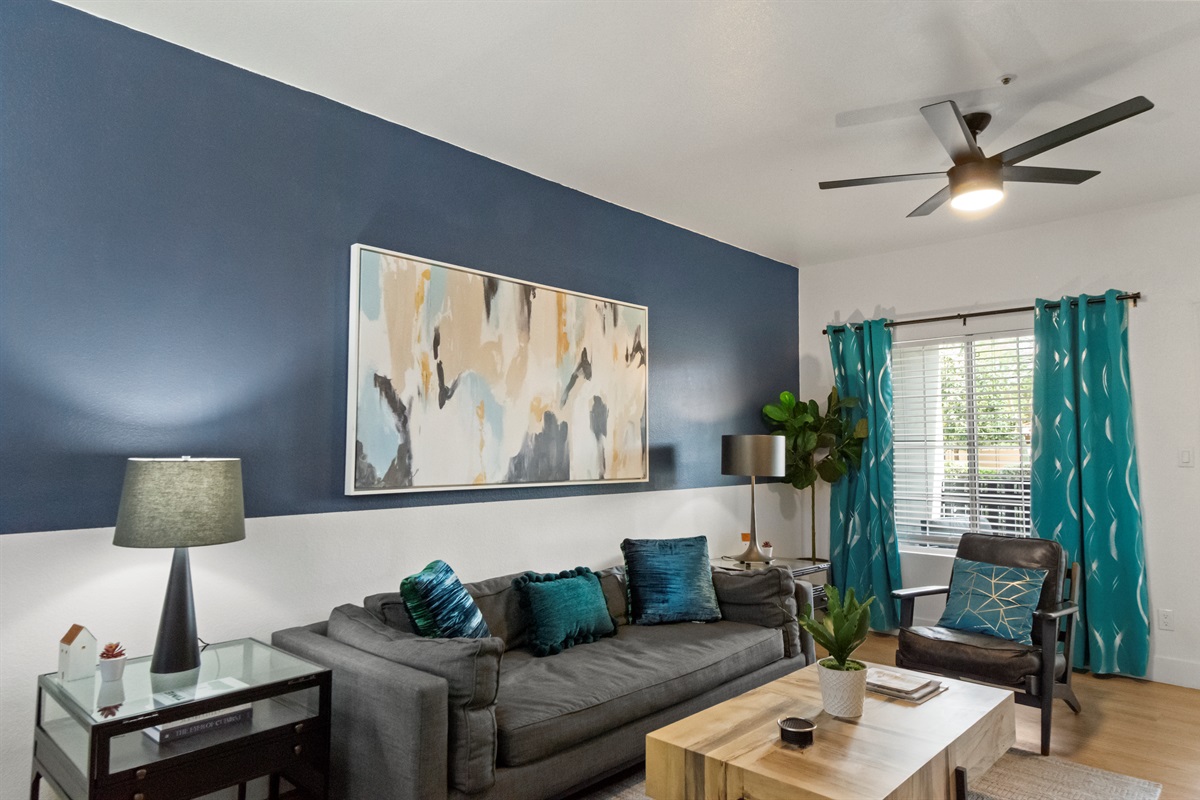 Perfect space to relax, socialize, or enjoy a quiet evening indoors