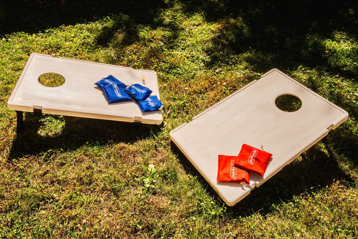 Cornhole is always a good time!