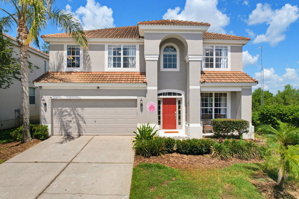 Set in Windsor Hills on a private corner lot