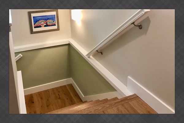 Staircase to upstairs