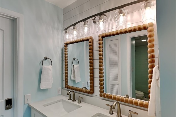 Bathroom with double vanity