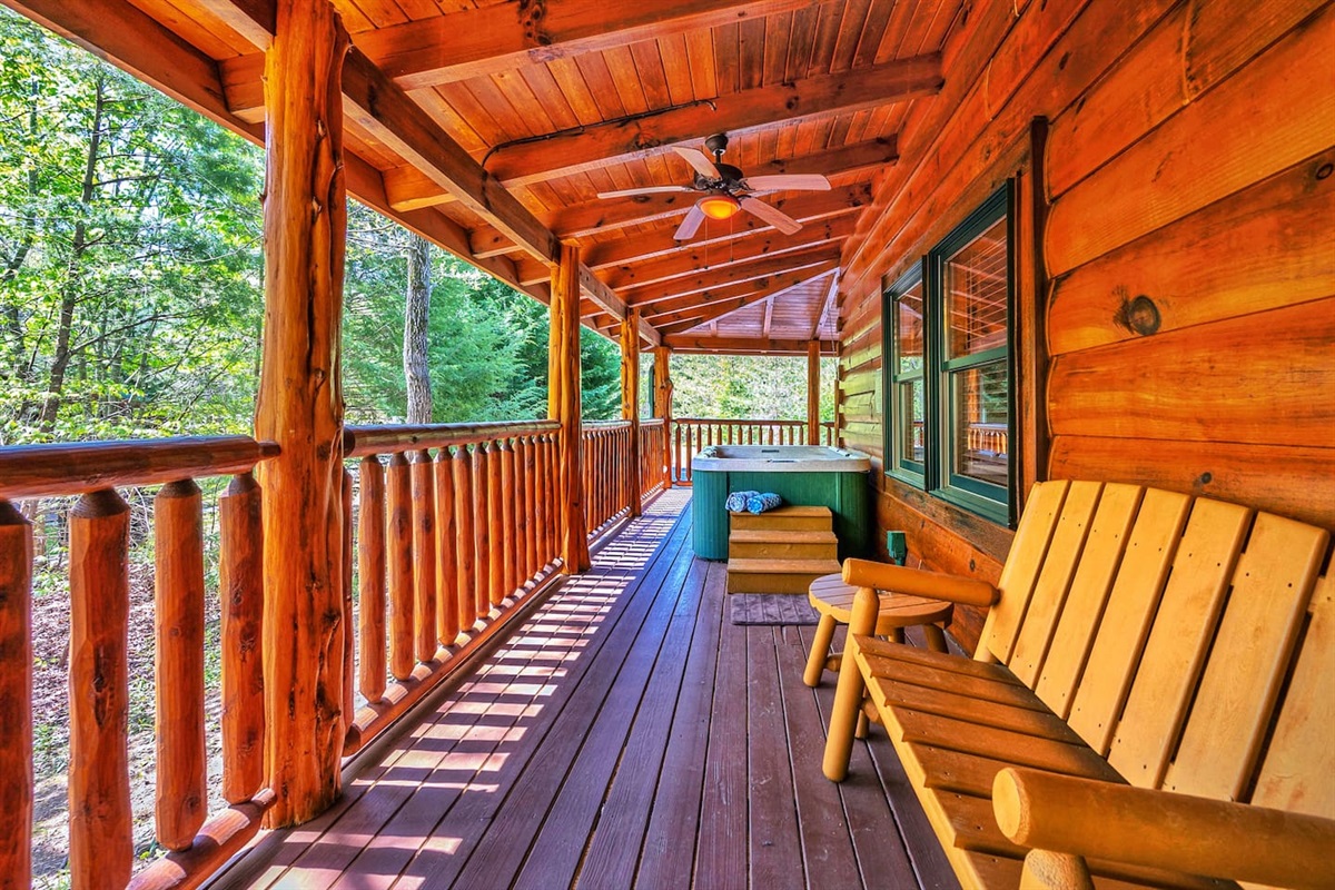 Solid wood crafted carefully to last, you'll enjoy the quality of this cabin