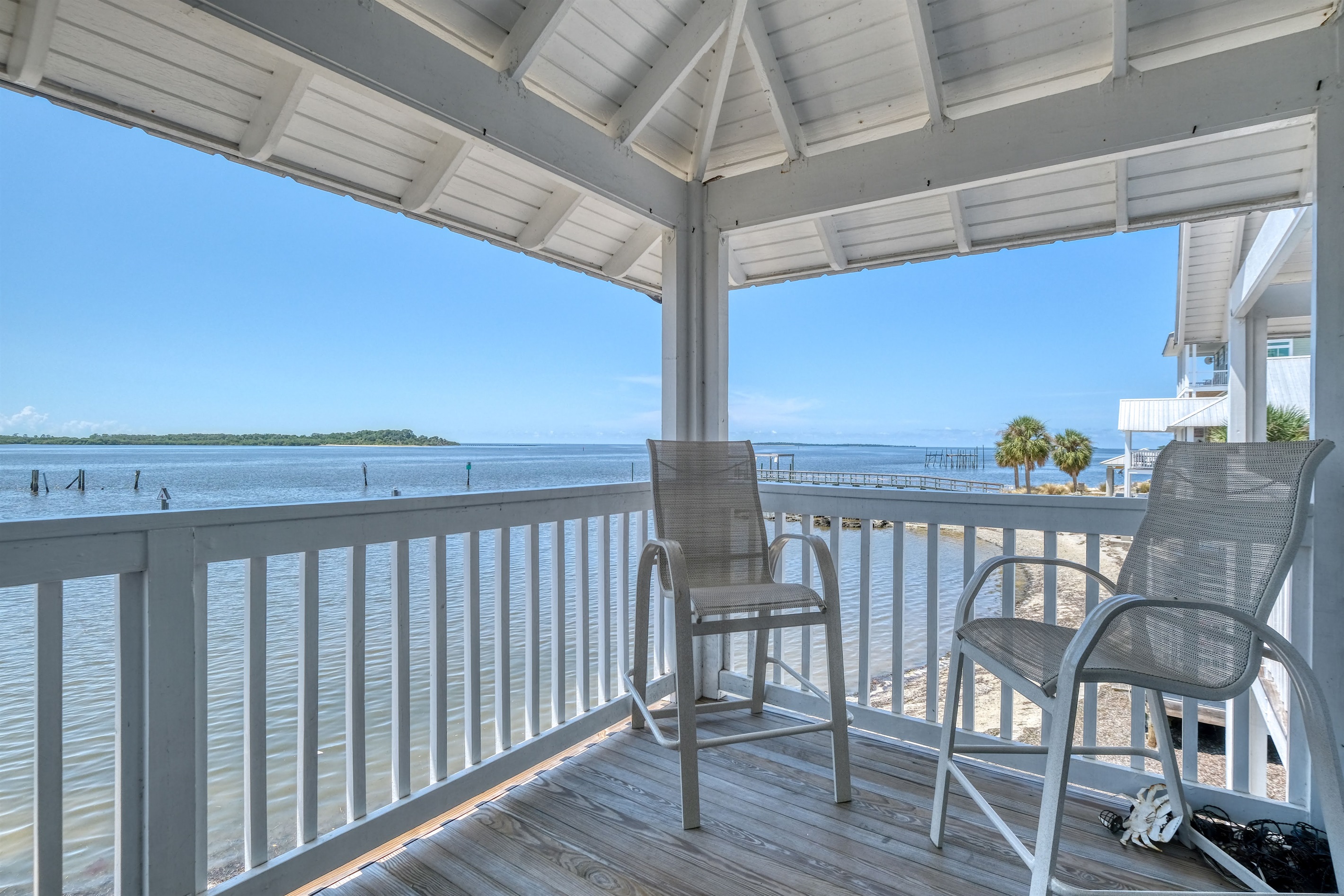 Relax on the porch while taking in the views