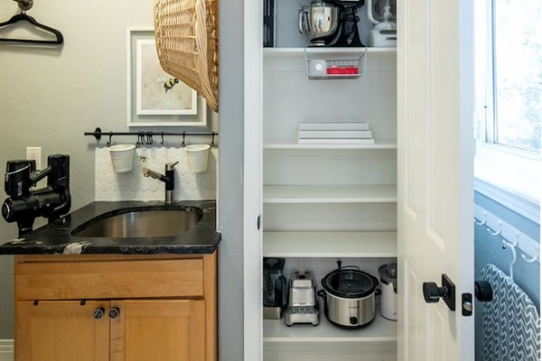 Will you be gone all day?  We have a crockpot great for cooking up a meal while you are out to have ready when you return!