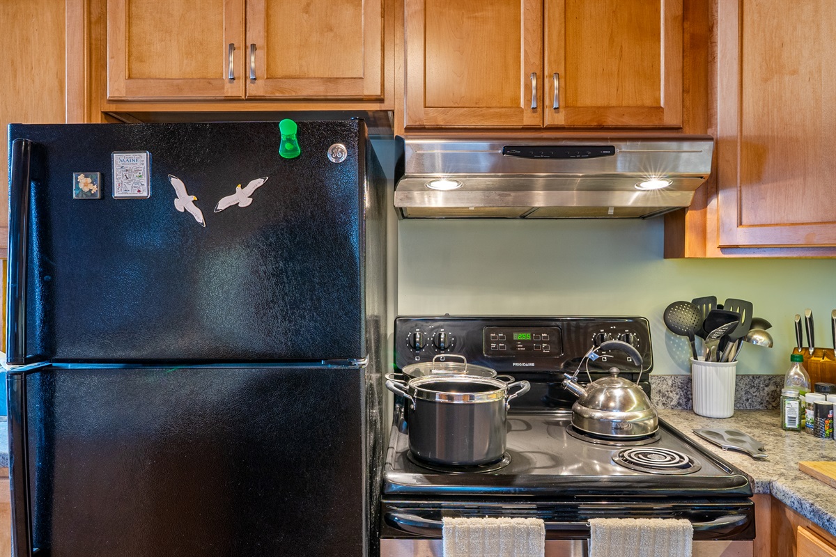 Full kitchen with everything you should need