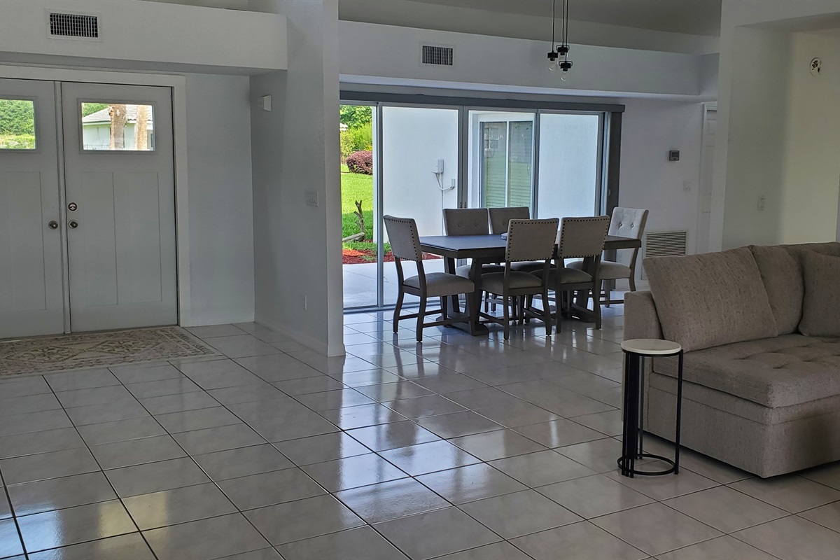 View of Dining Room from Living Room