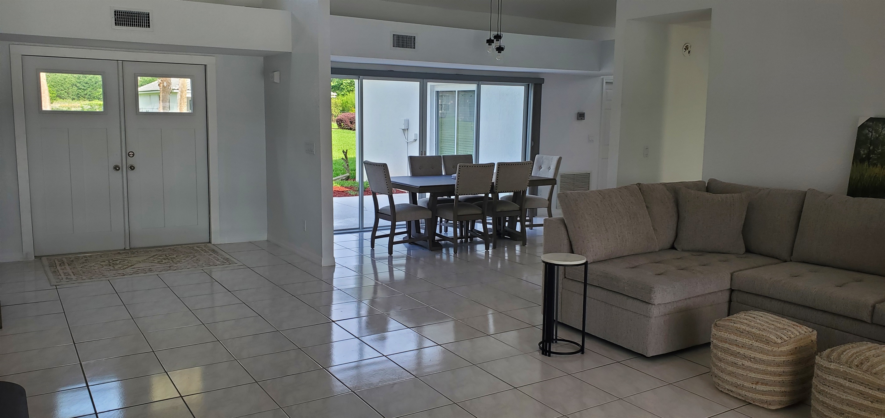 View of Dining Room from Living Room