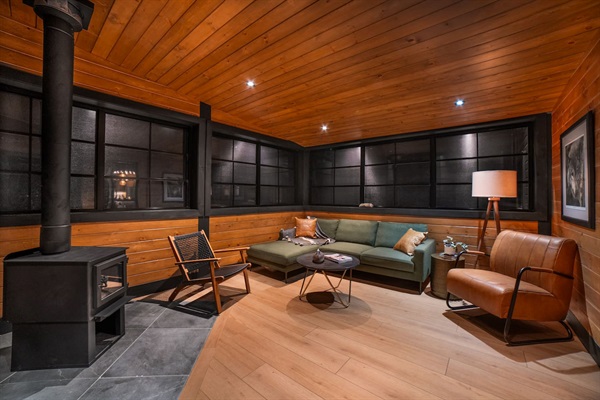 3 season room unavailable fireplace