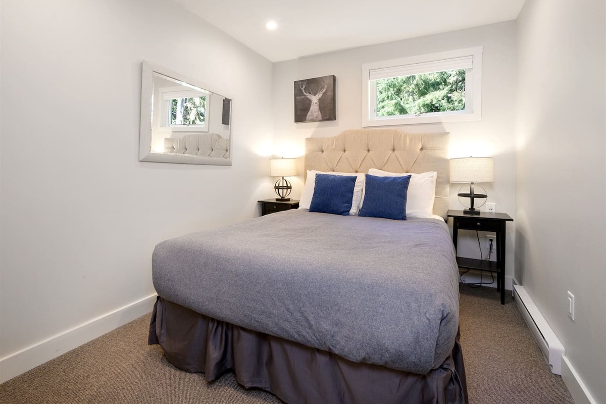 Bedroom#3 features plush queen bed and closet with built-in organizer.