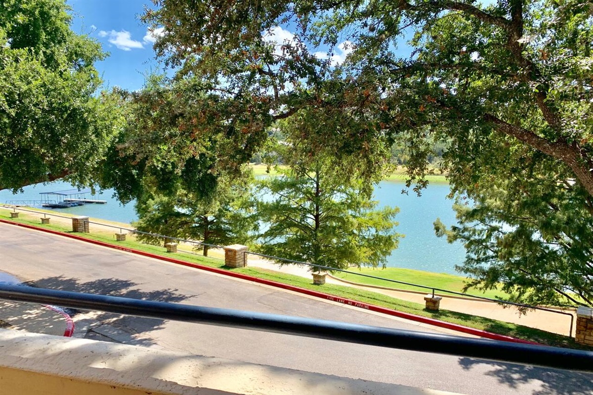 Hill Country & Lake Views from Patio