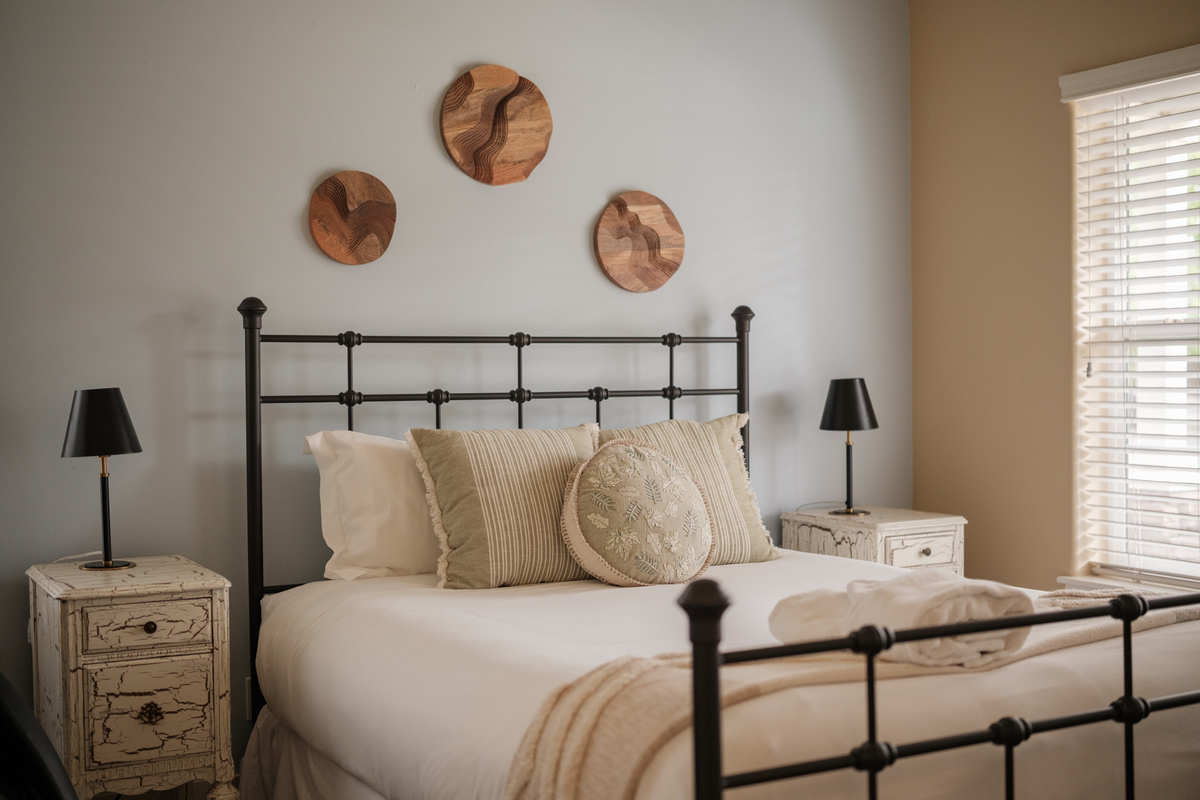 Comfortable bedding with Oeko-Tex certified linens for a clean, restful sleep.