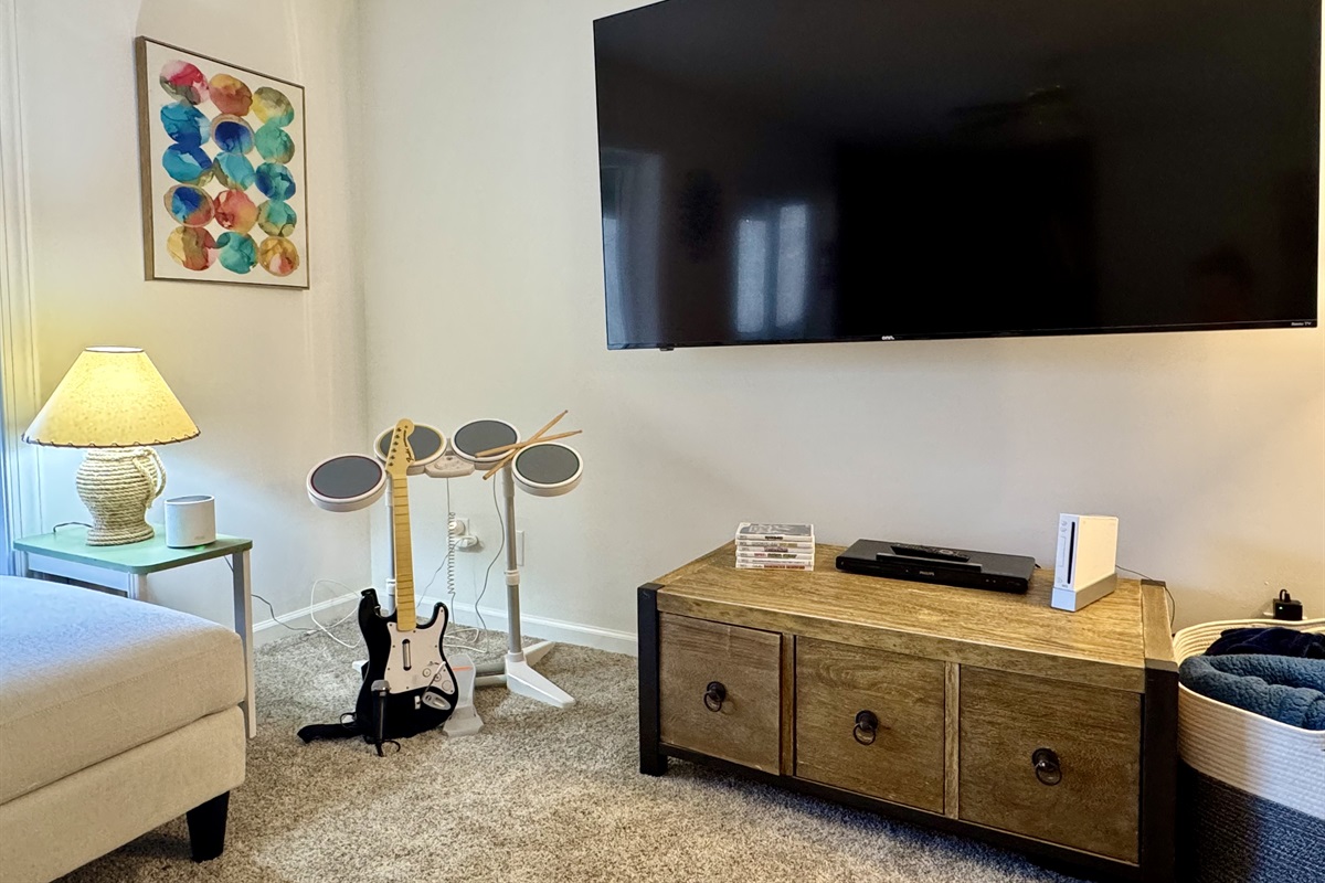 Wii with Rock Band and lots of games