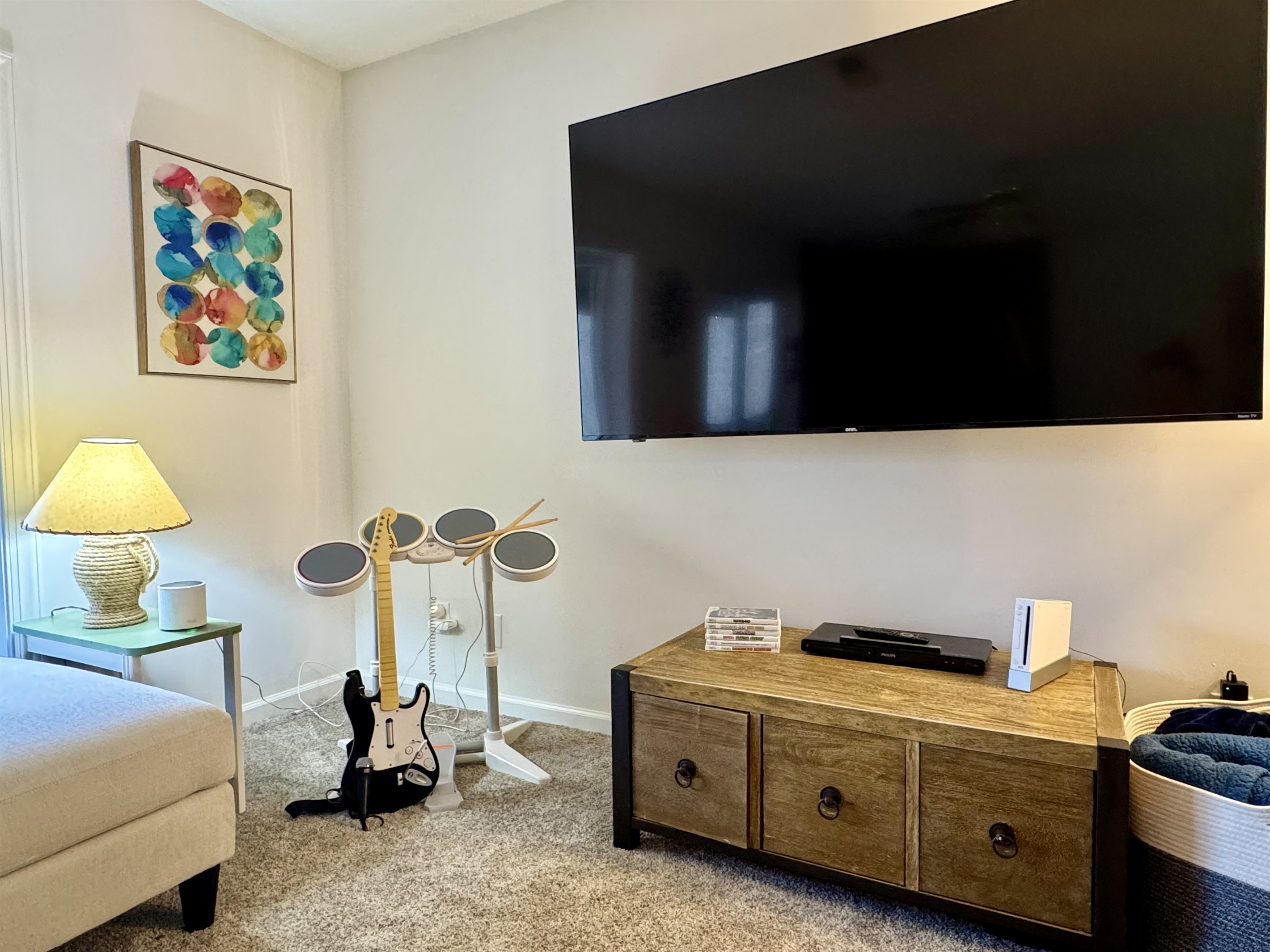 Wii with Rock Band and lots of games