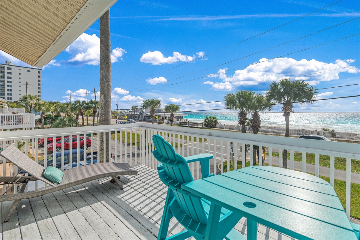 Stunning, unobstructed Gulf views from the 2nd floor patio