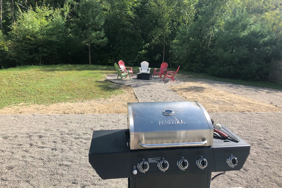 Cook a wonderful dinner while having a fire!