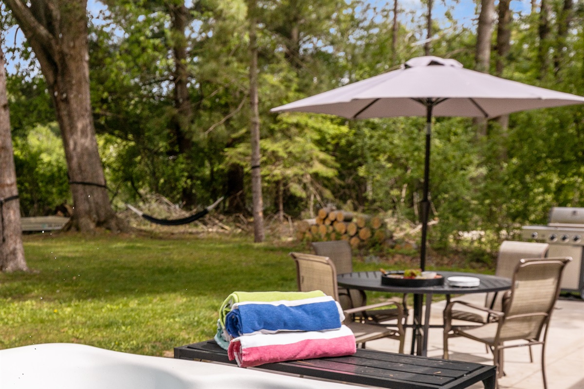 Dine al fresco and make every meal part of the vacation experience.