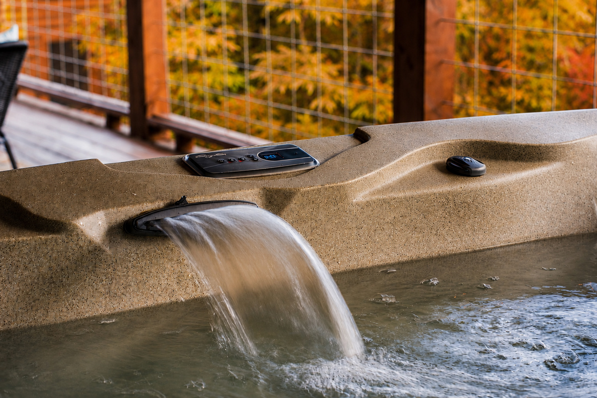 Our 7 seater hot tub is a favorite.