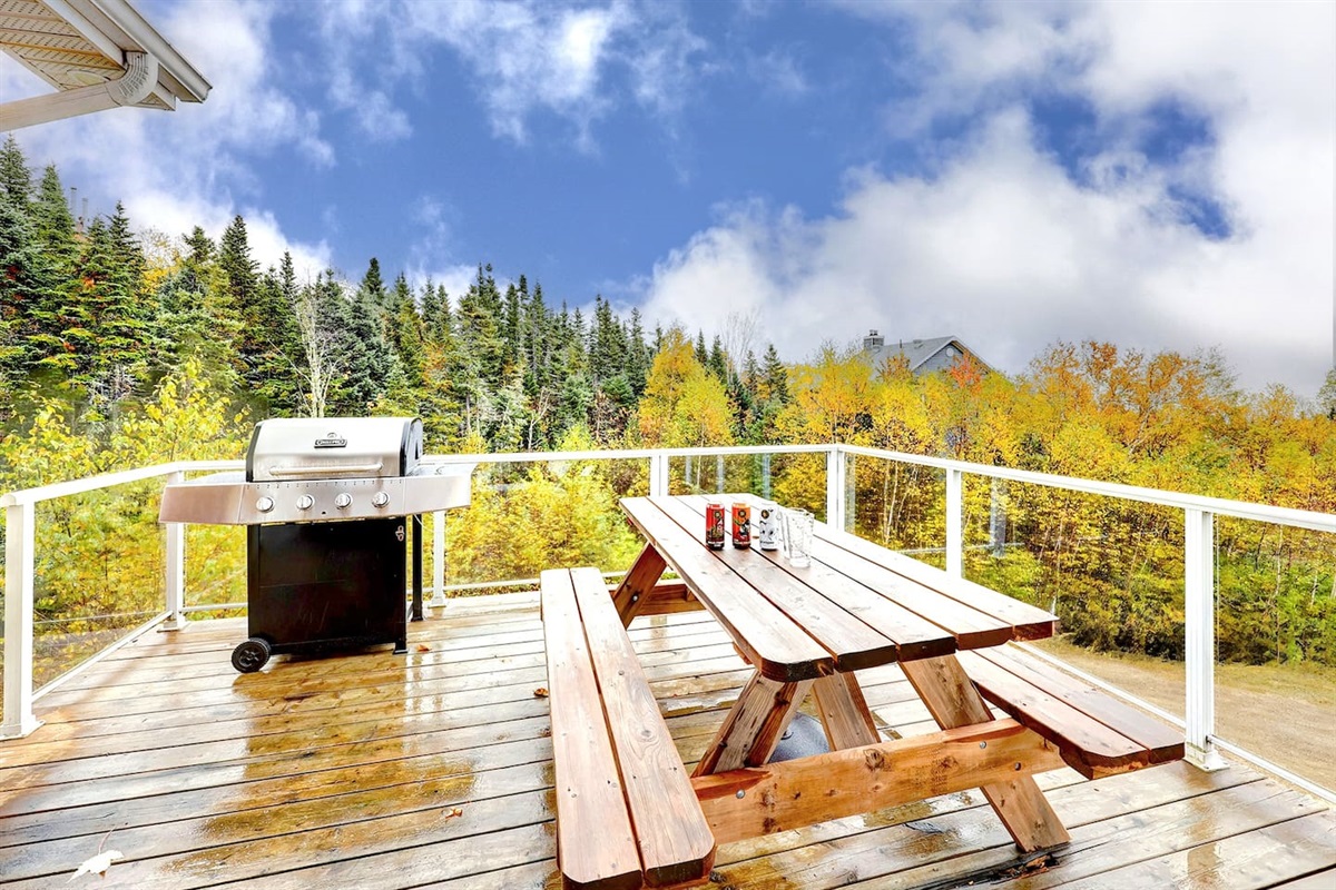 Step outside and unwind in the fresh air