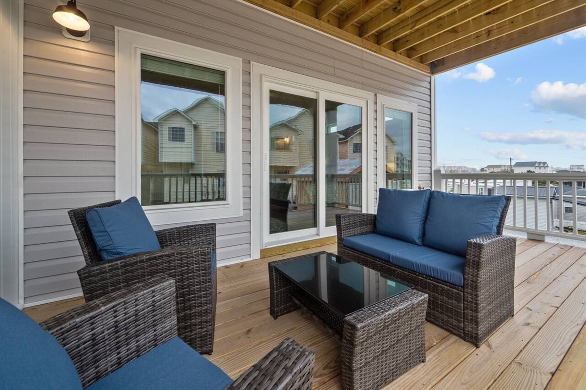 Private deck off Master Bedroom