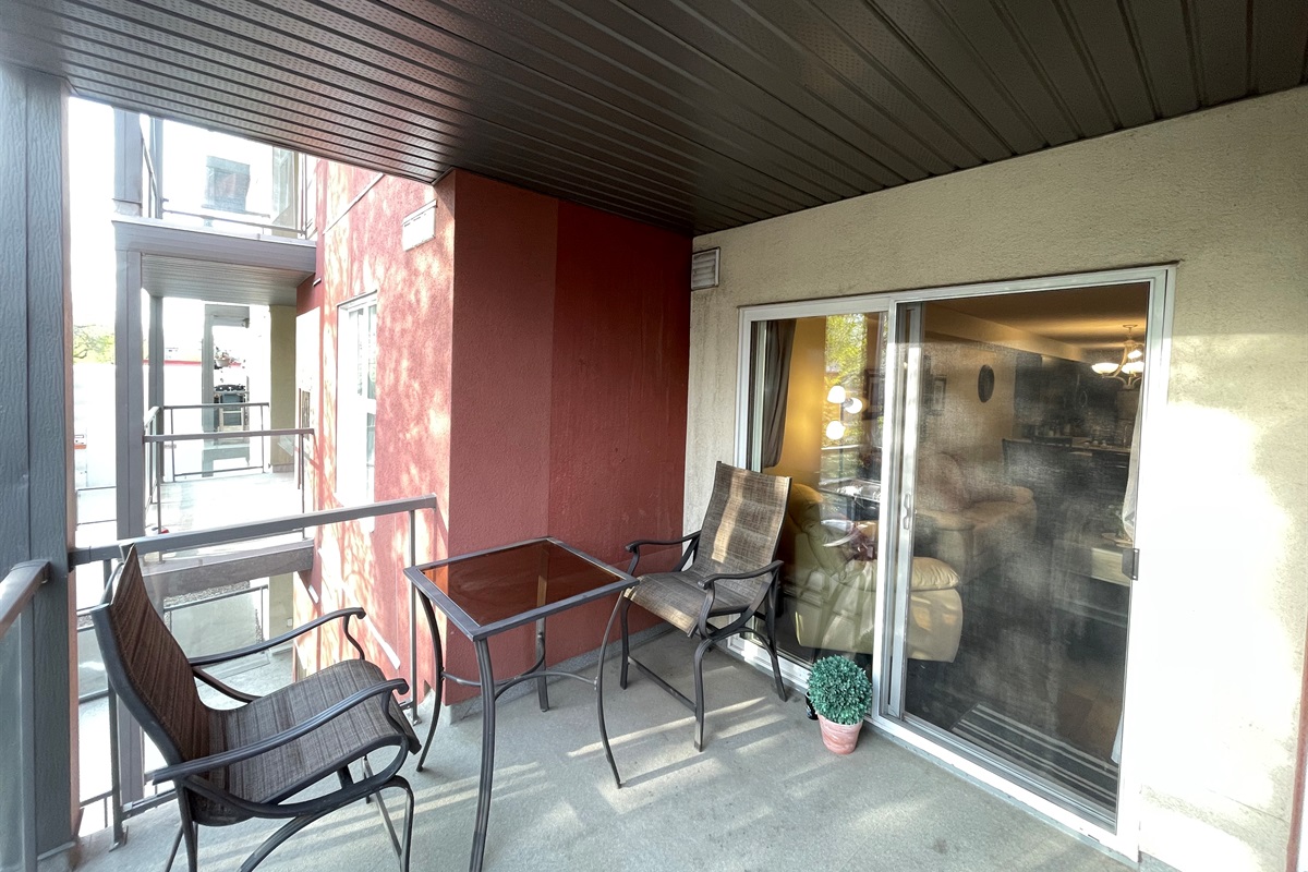 Private balcony