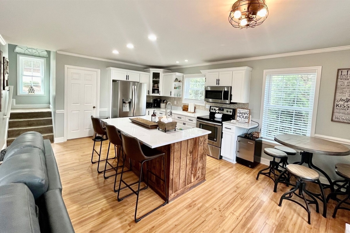 Newly remodeled kitchen