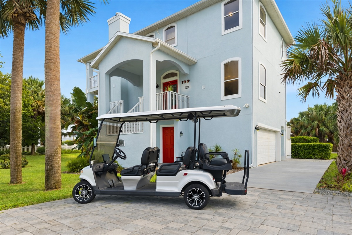 Golf cart rental available