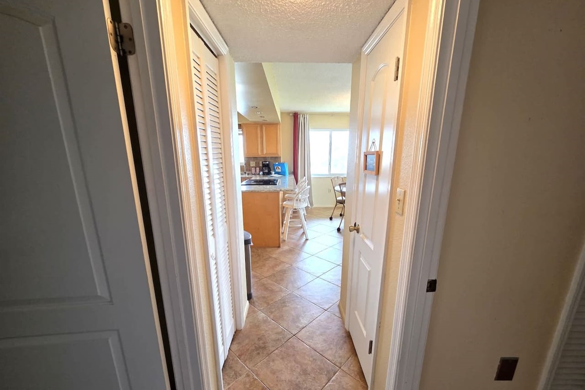 Hall way from the bedrooms 
